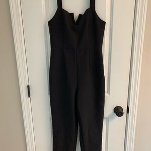 black jumpsuit
